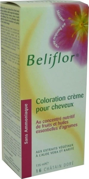 BELIFLOR  Coloration Cr&egrave;me Ch&acirc;tain Dor&eacute; N&deg;16 135 ml