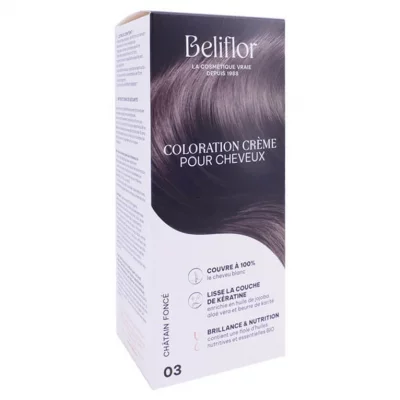 BELIFLOR  Coloration Cr&egrave;me Ch&acirc;tain Fonc&eacute; N&deg;3 135 ml