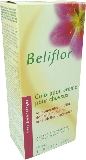 BELIFLOR  Couleur Gourmande Coloration 21 Blond Cendr&eacute; 135ml