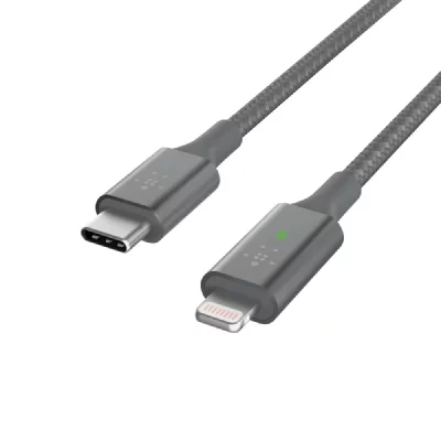 BELKIN  Boost Charge Smart C&acirc;ble USB Type-C vers Lightning 1,2 m Gris