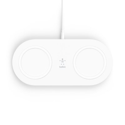 BELKIN  Boost Charge Wireless Pad 2x15w Wiz008vfwh Charger Blanc