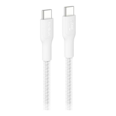 BELKIN  BoostCharge Pro, 3 m, USB C, USB C, Blanc CAB025HQ3MWH