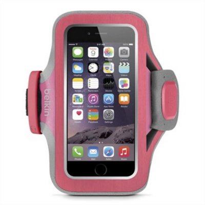 BELKIN  brassard pour t&eacute;l&eacute;phone slim-fit plus - fuchsia - pour apple iphone 6