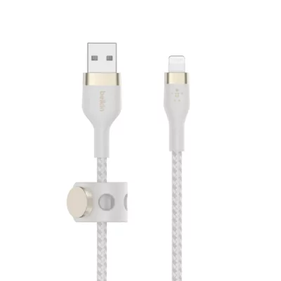 BELKIN  CAA010BT1MWH c&acirc;ble USB 1 m USB A USB C/Lightning Blanc - Neuf