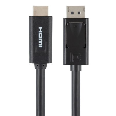 BELKIN  C&acirc;ble Displayport vers HDMI 4k x 2k (3840 x 2160) 30Hz - 1,8 m&egrave;tre