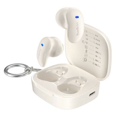 BELKIN  SoundForm Anywhere, Avec fil &sans fil, Appels/Musique, 4 g, Casque, Blanc AUC014HQCR