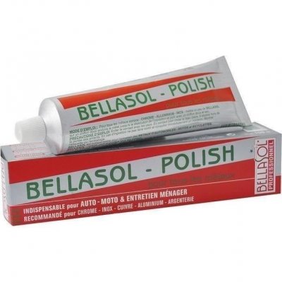 BELLASOL  - Brillant en p&acirc;te sp&eacute;cial m&eacute;taux - 150 mL