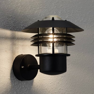NORDLUX Belle applique ext&eacute;rieure Vejers noire