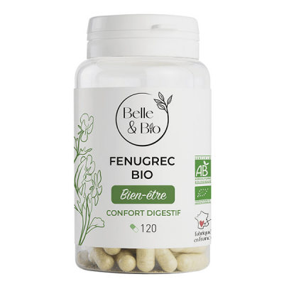 BELLE & BIO Belle et Bio - Fenugrec Bio 120 G&eacute;lules - (Trigonella foenum-graecum)