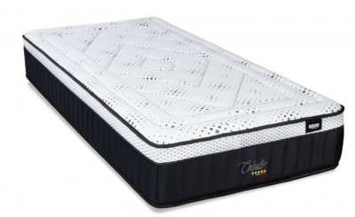 BELLECOUR  - literie Matelas celestin 2.0 90x190 cm Mousse &agrave; m&eacute;moire de forme Soutien Ferme - Blanc