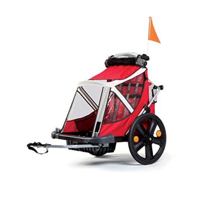 BELLELLI  Remorque de v&eacute;lo enfant B-Travel Children Trailer Red