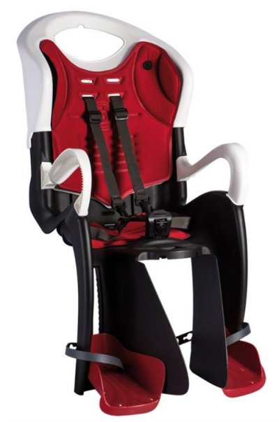 BELLELLI  Si&egrave;ge v&eacute;lo enfant arri&egrave;re Tiger rack mount White / Red