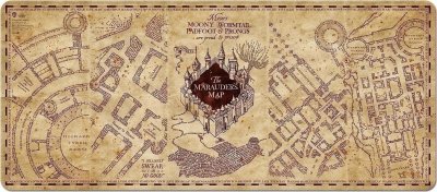 HARRY POTTER BEM'S  - Carte du Maraudeur - Tapis de Bureau XL - 80x35