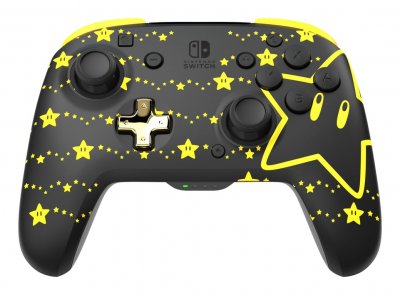 PDP BEM'S Official Wireless Deluxe Controller Glow Super Star - Nintendo