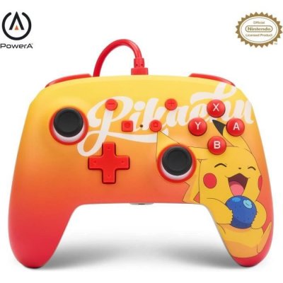 POWERA BEM'S Wired Enhanced Controller Berry Happy Pikachu - Nintendo Switch
