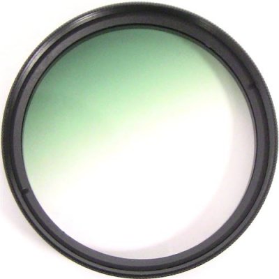 BEMATIK  - filtre photo couleur d&eacute;grad&eacute; vert pour objectif 52 mm