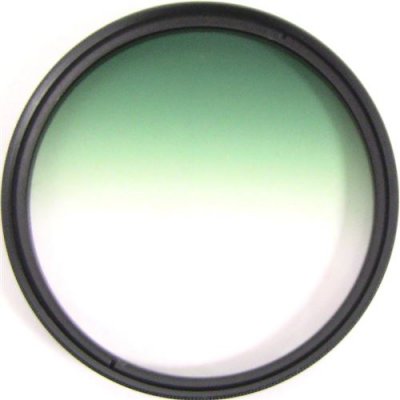 BEMATIK  - filtre photo couleur vert graduel pour objectif 67 mm