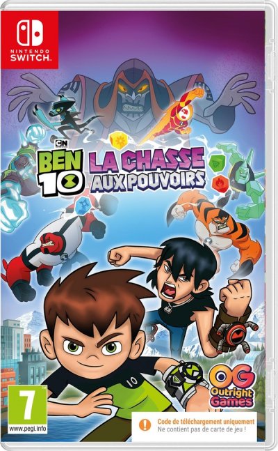 JUST FOR GAMES Ben 10 la Chasse aux Pouvoirs Nintendo Switch (Code de T&eacute;l&eacute;chargement)
