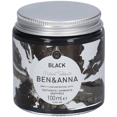 BEN & ANNA  Dentifrice P&acirc;te en Pot Black 100g