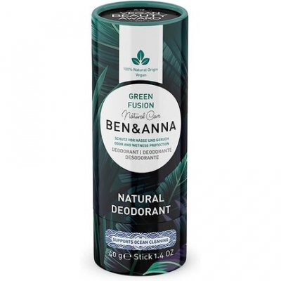 BEN & ANNA Ben & Anna Soda Deodorant Paper Tube - Green Fusion 40g