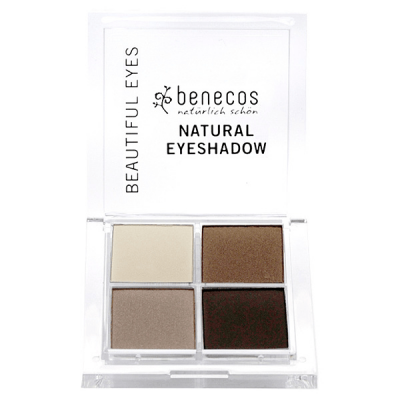BENECOS  ombre &agrave; paupi&egrave;res Quattro couleur caf&eacute; & cr&egrave;me 9g 1ud 1ud