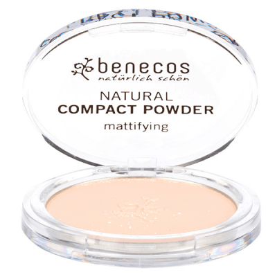 BENECOS  poudre compacte porcelaine couleur 9g 1ud 1ud