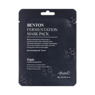 BENTON  Fermentation Masque Hydratant En Tissu Effet Anti-Rides 10 Pcs
