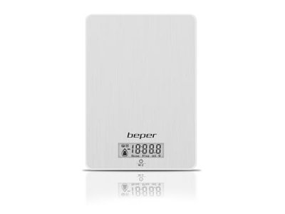 BEPER  90.131 Balance de Cuisine Electronique, Argent,