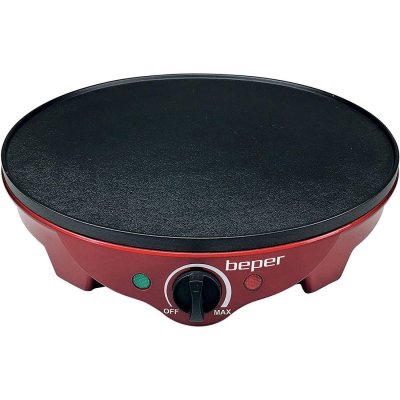 BEPER  BT.700Y Cr&ecirc;pi&egrave;re Electrique et Accessoire, 1300 W, Rouge