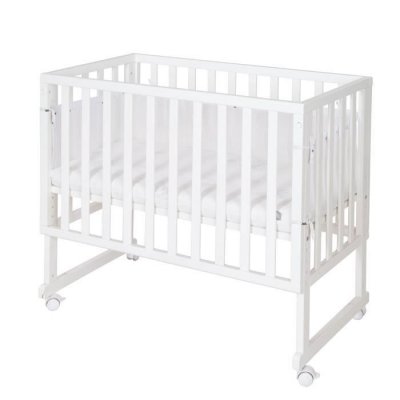 ROBA Berceau Cododo 3en1 Avec Matelas Et Accessoires Sternenzauber Grau Blanc