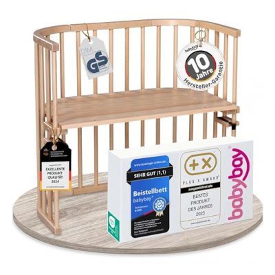 BABYBAY Berceau cododo original - laqu&eacute; naturel 