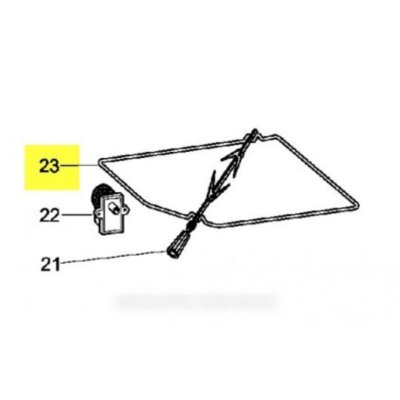 ARISTON GROUP Berceau de broche c00138869 pour Four Scholtes