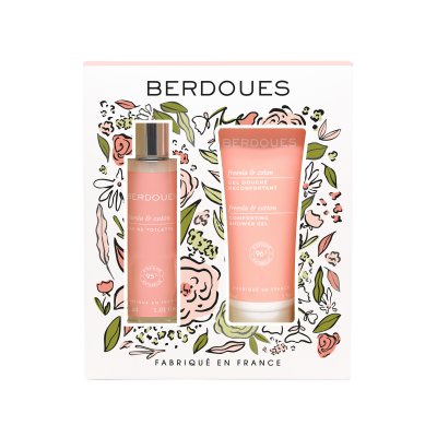 BERDOUES  - Coffret Freesia & Coton Eau De Toilette 30 Ml & Gel Douche