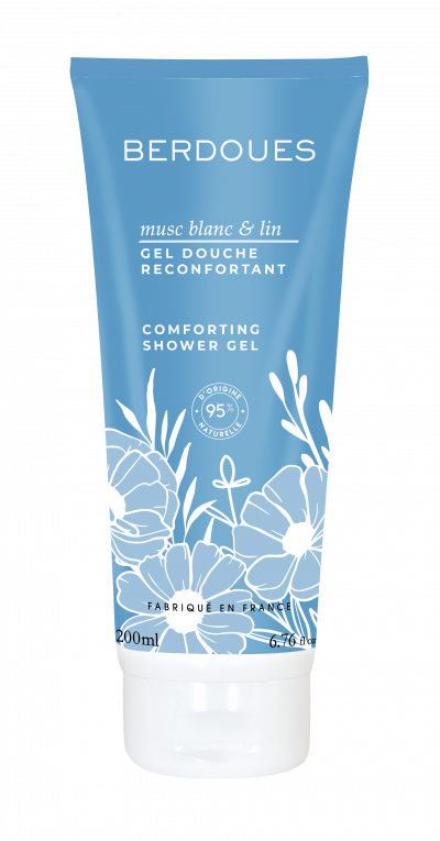 BERDOUES  - Musc Blanc & Lin Gel Douche 200ml