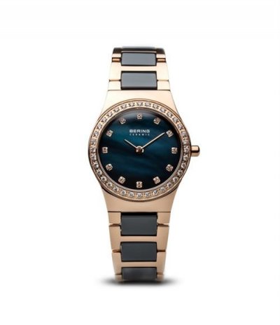 BERING  Montre Femme, Mixte 32426-767 Bleu, nacre
