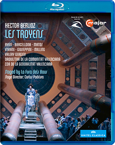 Berlioz : Les Troyens. Barcellona, Ryan, Milling, Cutler, Gergiev. [Blu-Ray]