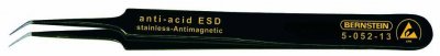 GENERIQUE Bernstein 5-052-13 Pince Cms &Agrave; Pointe Coud&eacute;e Avec Rev&ecirc;tement Esd 110 Mm