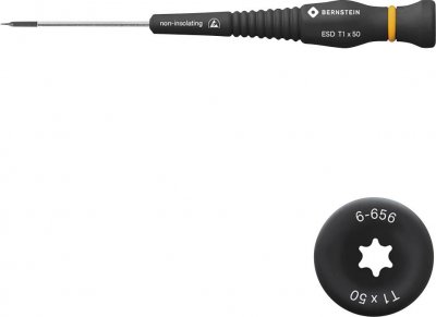 GENERIQUE Bernstein 6-656 T 1 Tournevis Torx Avec Manche Antistatique