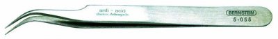 BERNSTEIN TOOLS FOR ELECTRONICS Bernstein Tools 5-055 Pince brucelle CMS 7a SA pointe en forme de faucille, tr&egrave;s pointue 120 mm