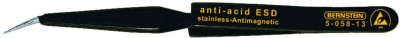 BERNSTEIN TOOLS FOR ELECTRONICS Bernstein Tools 5-058-13 Pince brucelle CMS 31b SA pointue, courb&eacute;e 120 mm 