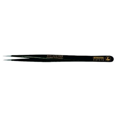GENERIQUE Bernstein Tools 5-073-13 Pince brucelle CMS SS SA-ESD tr&egrave;s pointue, effil&eacute;e 140 mm