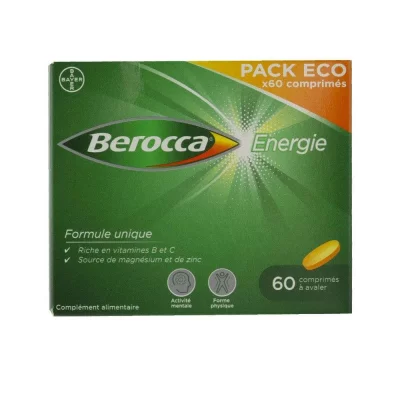 BEROCCA  Energie Compl&eacute;ment Alimentaire 60comp