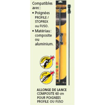 BERTHOUD  Allonge de Lance Composite pour Poign&eacute;e Profil Ou Fuso, 60cm