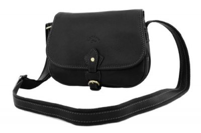Besace Katana en cuir de Vachette K 32587 - Noir - Cuir - Femme