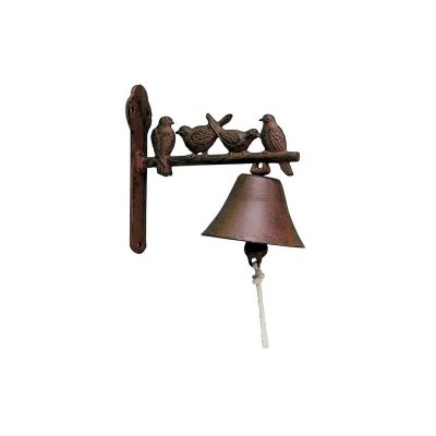 BEST FOR BOOTS  - Cloche de jardin en fonte 4 oiseaux