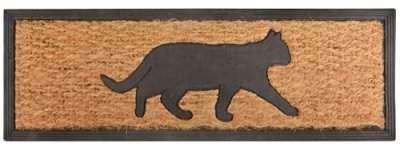BEST FOR BOOTS  - Tapis paillasson en coco 75 x 25 cm Chat