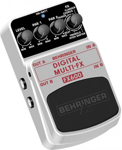 BEHRINGER Best Price Square Guitar Pedal, Digital Multi-FX FX600 by 
