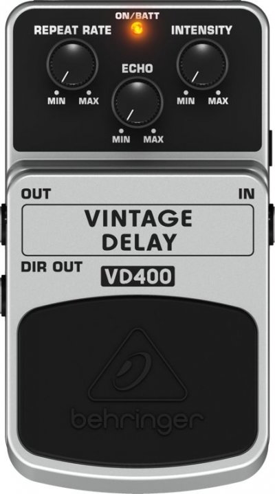BEHRINGER Best Price Square Guitar Pedal, Vintage Delay VD400 by 