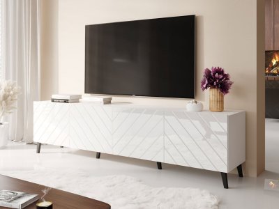 BEST MOBILIER Bestmobilier - Chloe - Meuble TV - 200 cm - Style Contemporain