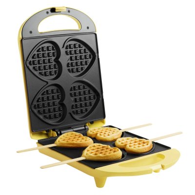 BESTRON  Gaufrier en forme de c&oelig;ur Vanille 780 W DSW271